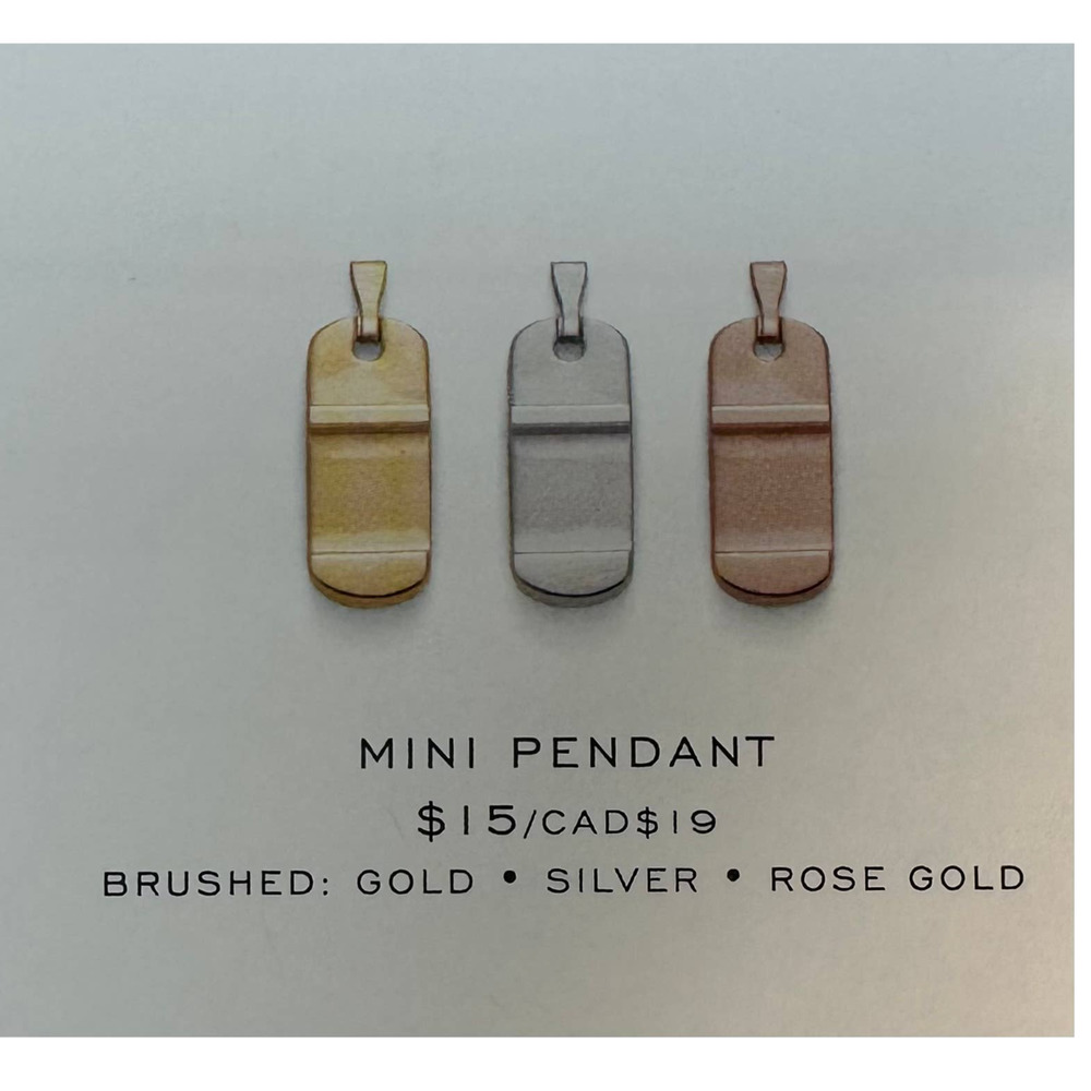 Keep Collective Mini Pendant Rose Gold